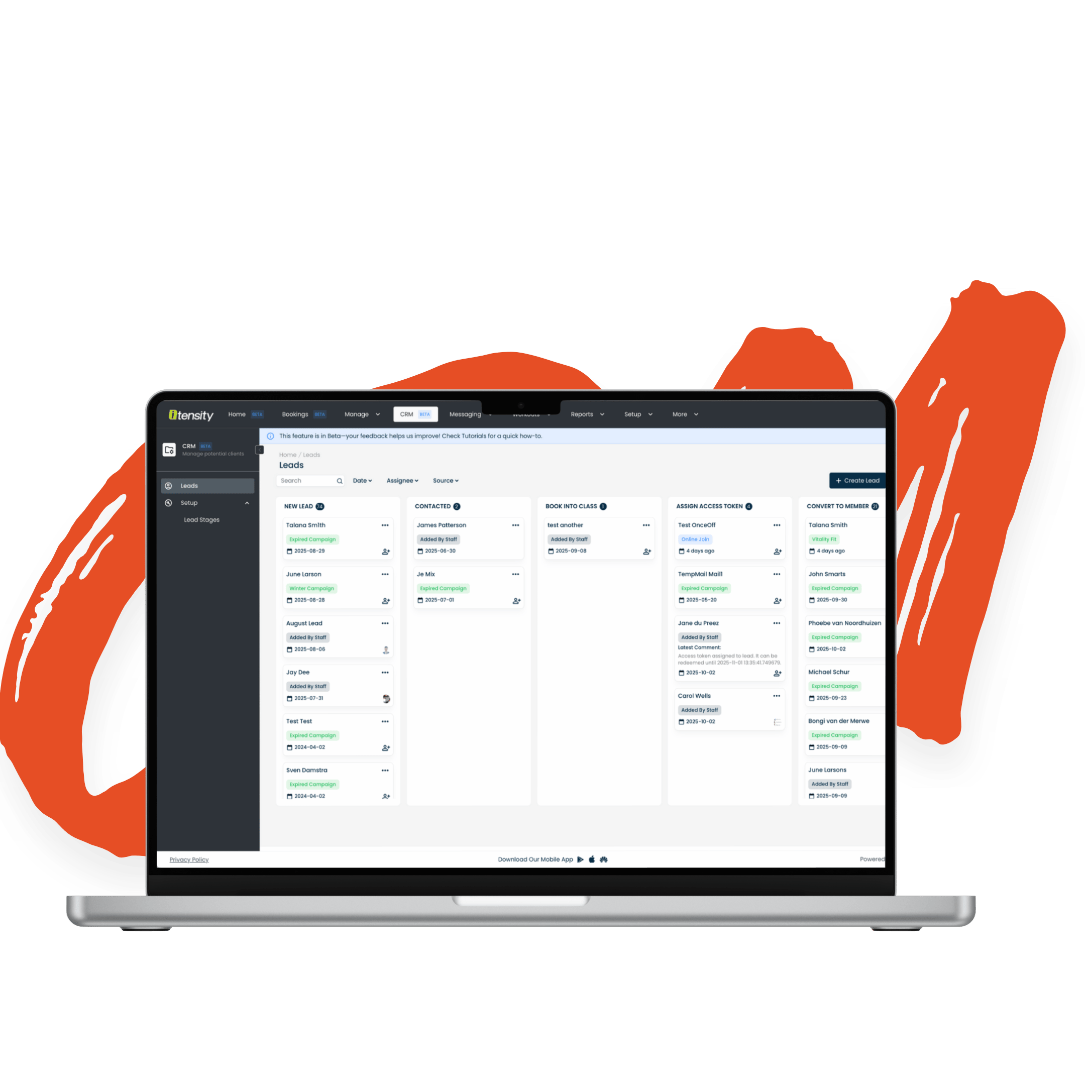 Itensity CRM best CRM for Gyms in South Africa51