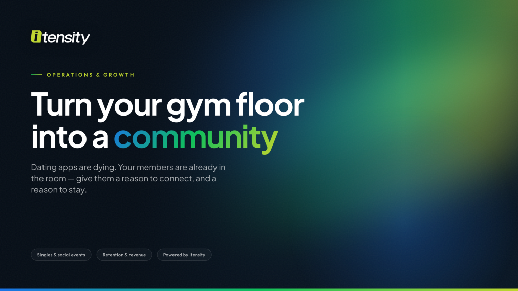 Your Gym Is the Best Dating App in Town